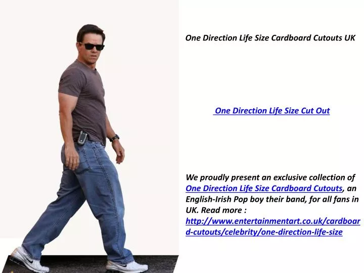 PPT One Direction Life Size Cardboard Cutouts UK PowerPoint