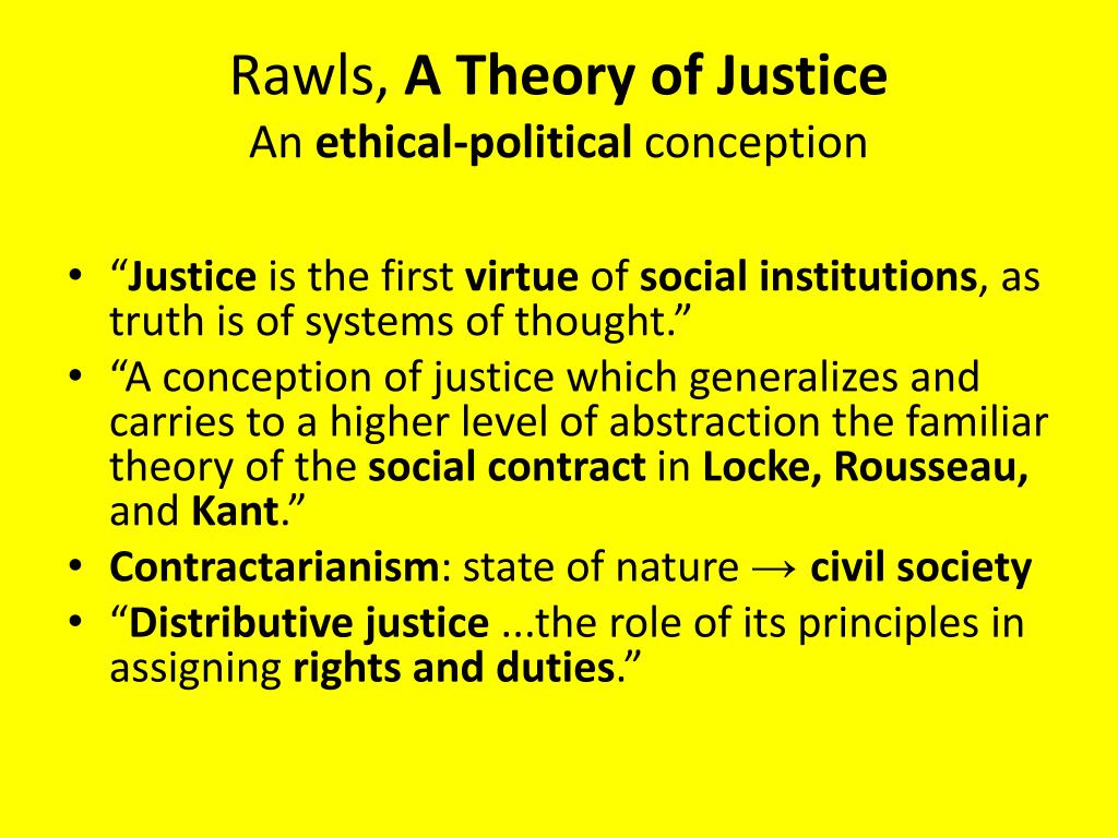 rawls 1999 a theory of justice rawls 1999 a theory of justice