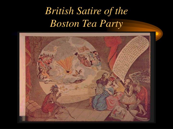 a study of the boston tea party a study of the boston tea party