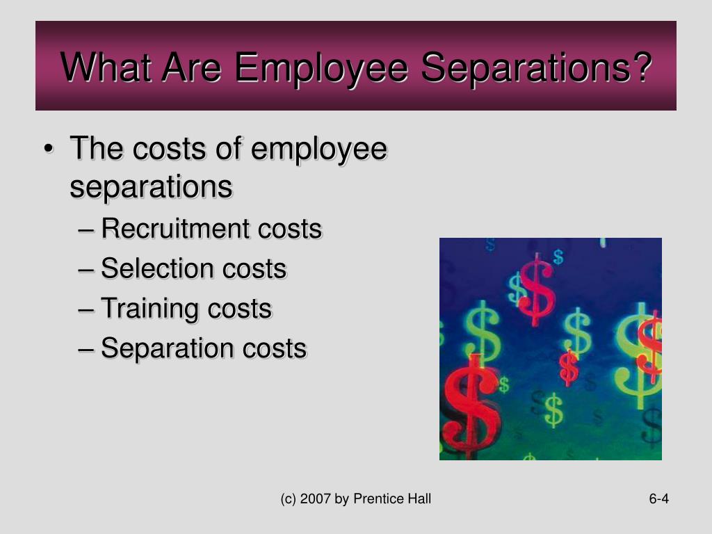 What is the meaning of job separation