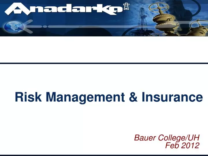 PPT - Risk Management & Insurance PowerPoint Presentation, free