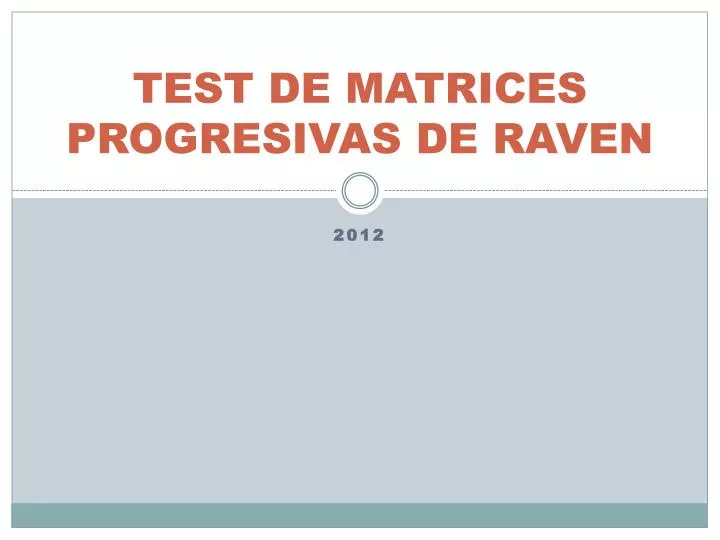 Test download raven Raven Progressive