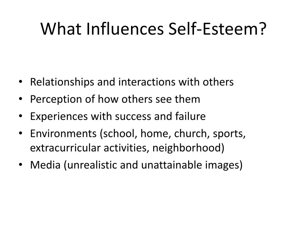 PPT BUILDING SELF ESTEEM PowerPoint Presentation Free Download ID 