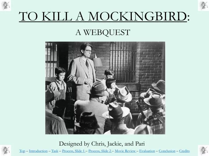 PPT - TO KILL A MOCKINGBIRD : PowerPoint Presentation, free download ...