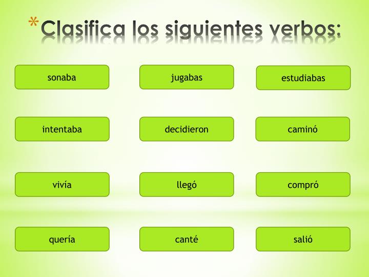 PPT - PRETÉRITO Y COPRETÉRITO. PowerPoint Presentation - ID:6533501