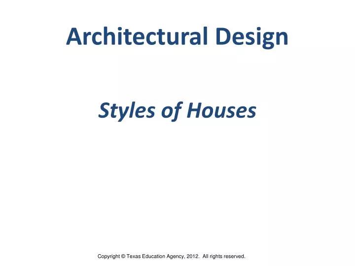 architectural design n.