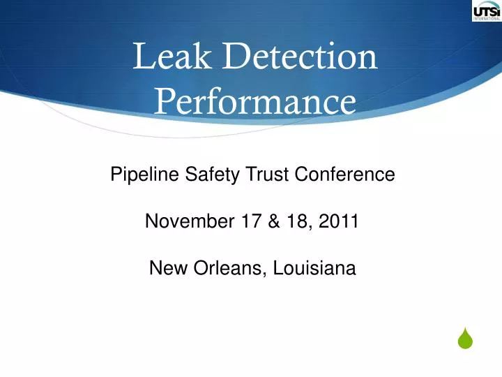 leak detection performance n.