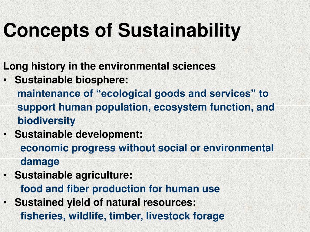 hypothesis on sustainability