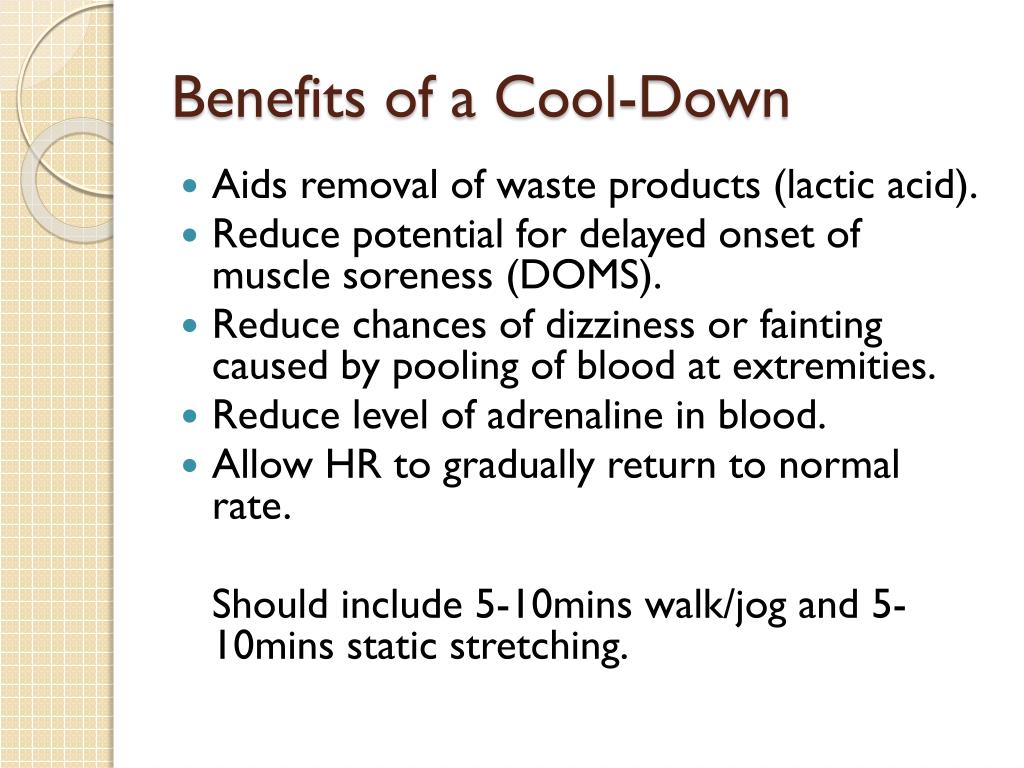 PPT - Warm – Up / Cool Down PowerPoint Presentation, free download - ID 