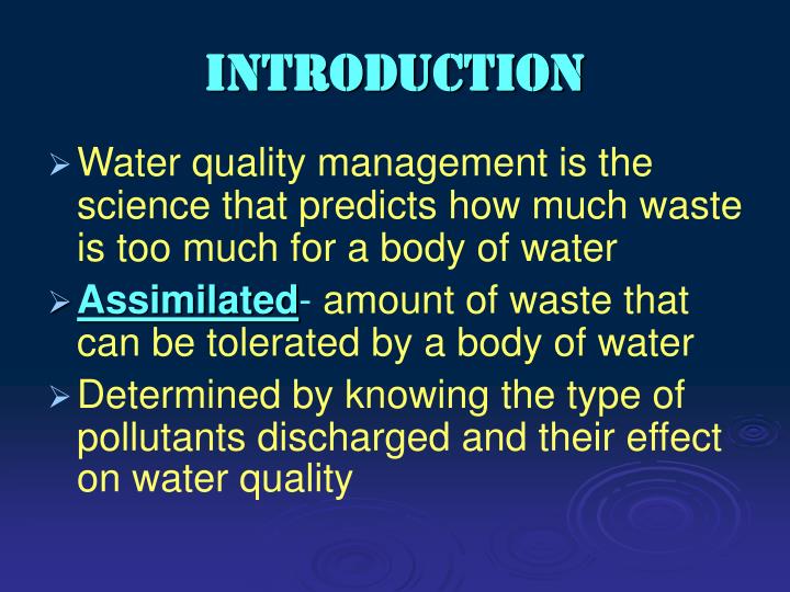 Ppt Water Quality In Lakes Amp Streams Powerpoint