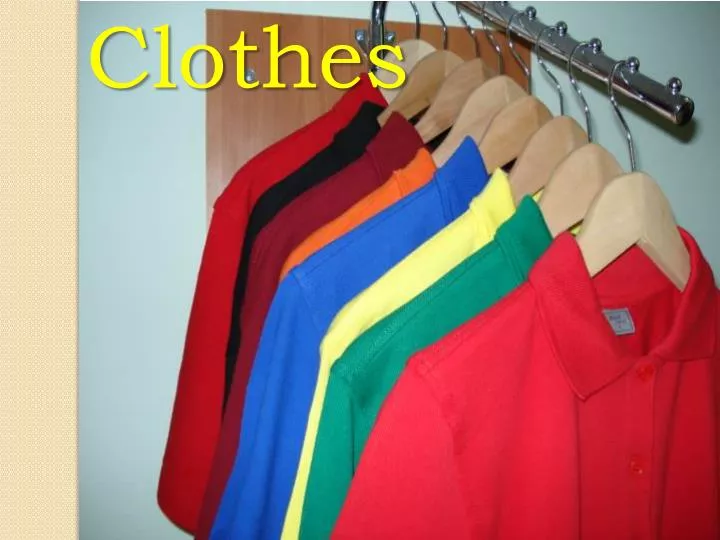 presentation about clothes