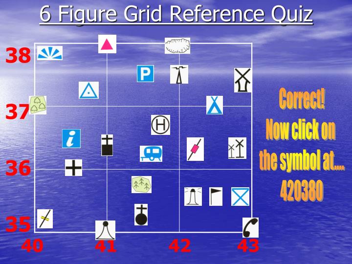 6 Figure Grid Reference Quiz 38 6 Figure Grid Reference Quiz 38