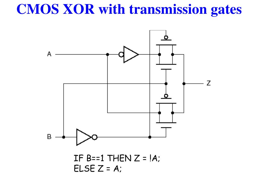 Xnor Gate Cmos