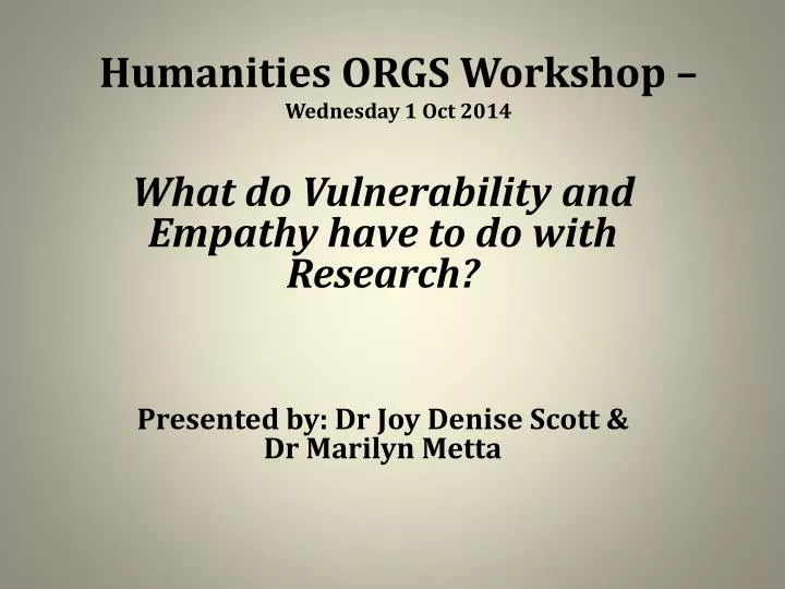 humanities orgs workshop wednesday 1 oct 2014 n.