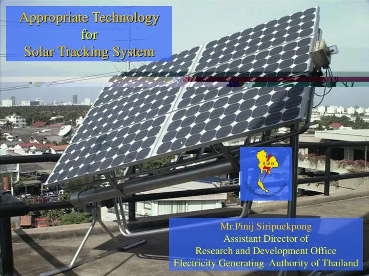 Ppt Mrpinij Siripuekpong Assistant Director Of Research