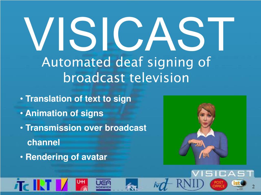PPT - Synthetic animation of deaf signing PowerPoint Presentation, free ...