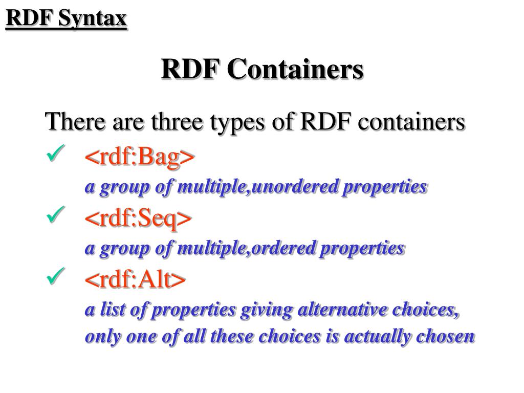 Ppt resource description framework rdf powerpoint presentation