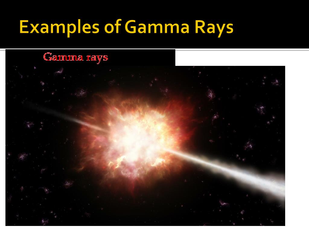 Gamma Ray Examples