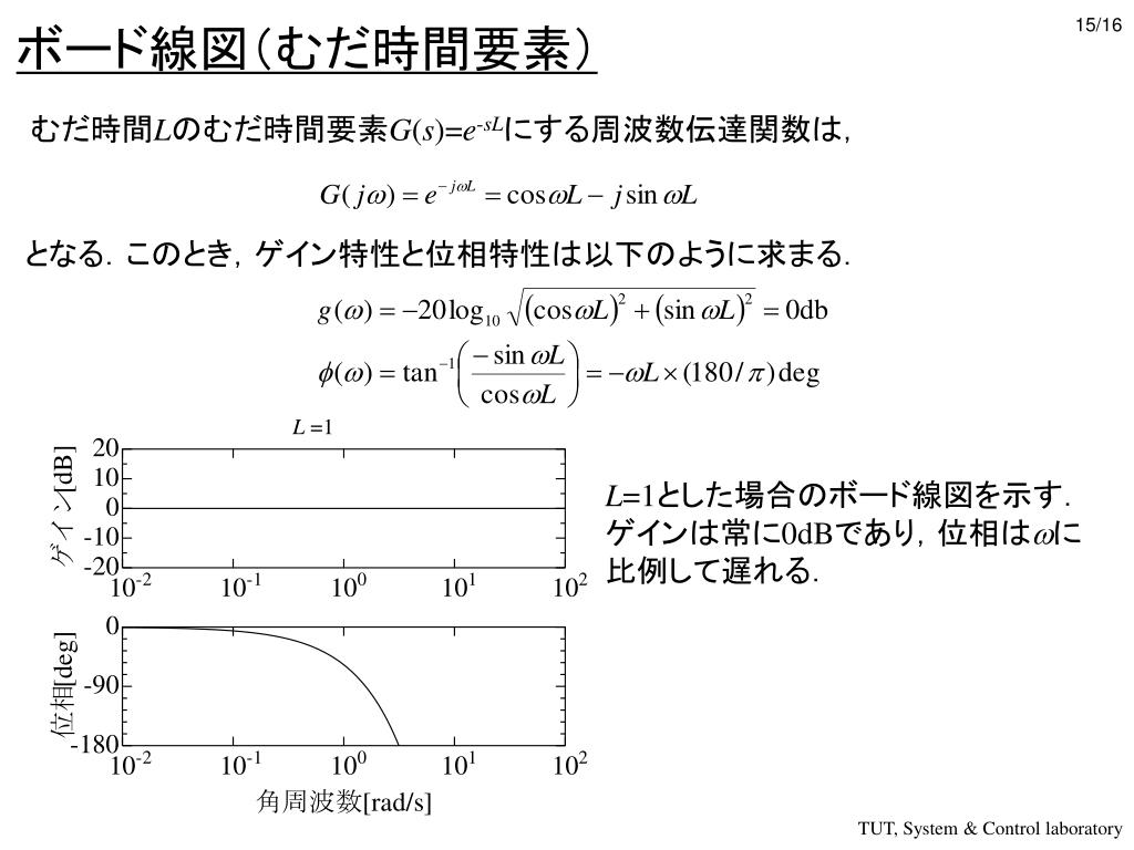 Ppt 第 7 週目 周波数伝達関数とボード線図 Powerpoint Presentation Id