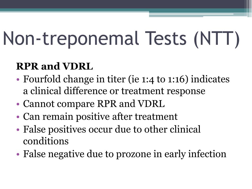 Treponema Rpr Test PPT - Clinical Management of Adult Syphilis PowerPoint Presentation ...