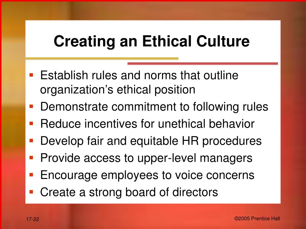 Which Of The Following Is A Feature Of Cultures With Low Performance Orientation? PPT - Chapter 17 Organizational Culture and Ethical Behavior PowerPoint