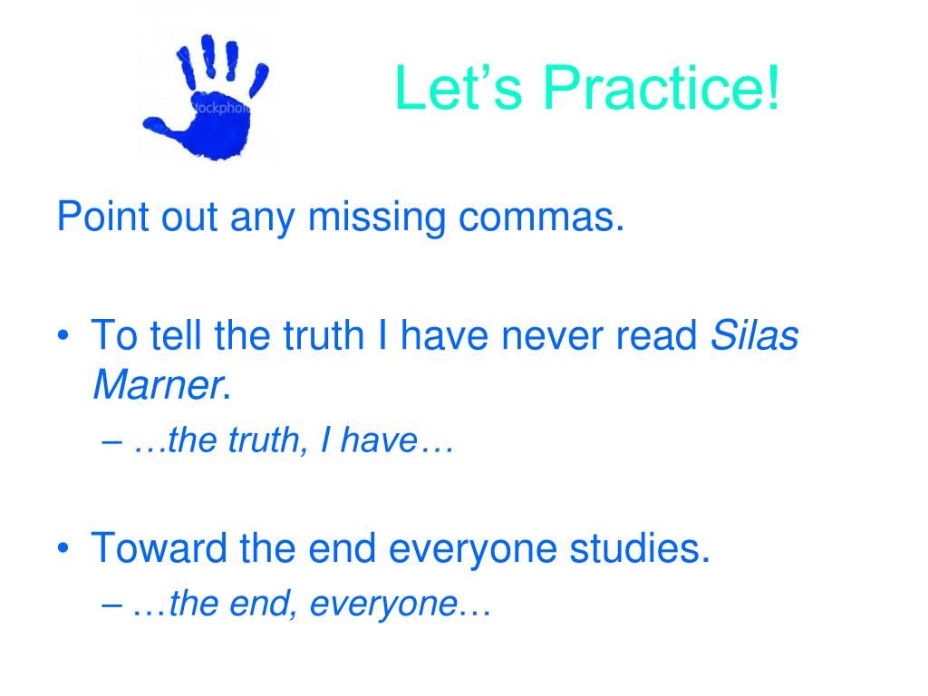 PPT Commas With Introductory Elements PowerPoint Presentation Free