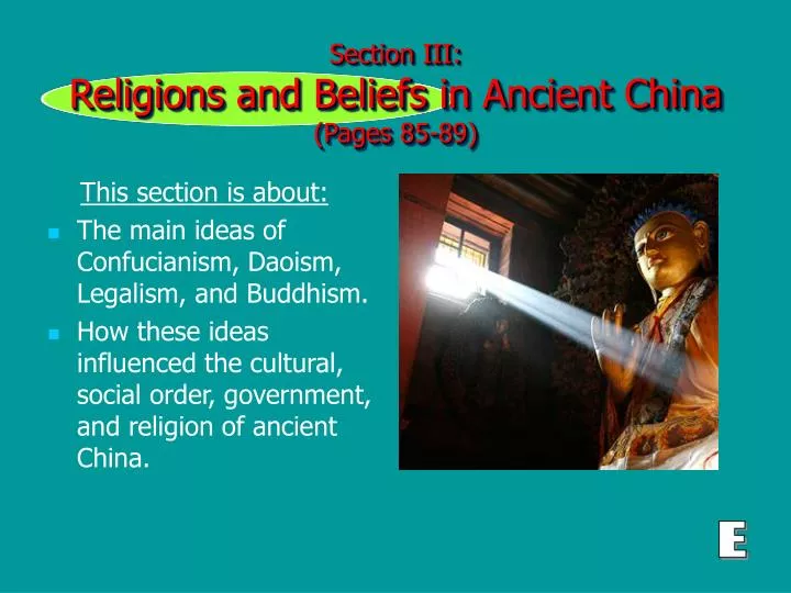 PPT Section III Religions And Beliefs In Ancient China Pages 85 89 PPT Section III Religions And Beliefs In Ancient China Pages 85 89