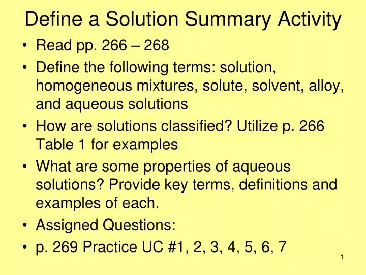 summarize definition