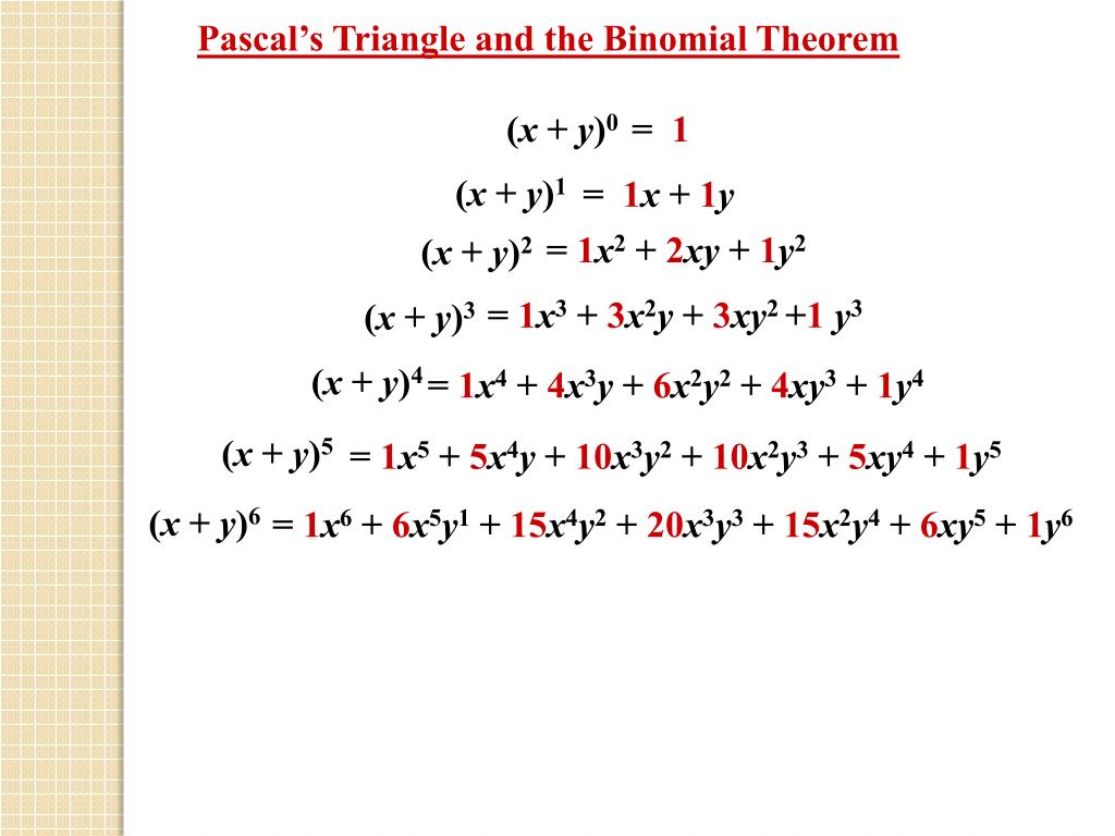 Разложение 5 степени. Формула бинома Ньютона треугольник Паскаля. Бином Ньютона 4 степени. Биномиальные коэффициенты треугольник Паскаля. Формулы сокращенного умножения Бином Ньютона.