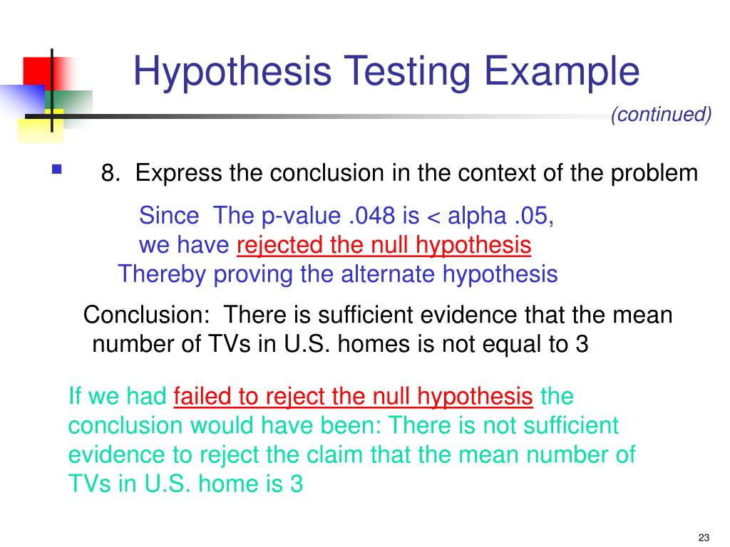 definition of hypothesis testing in research