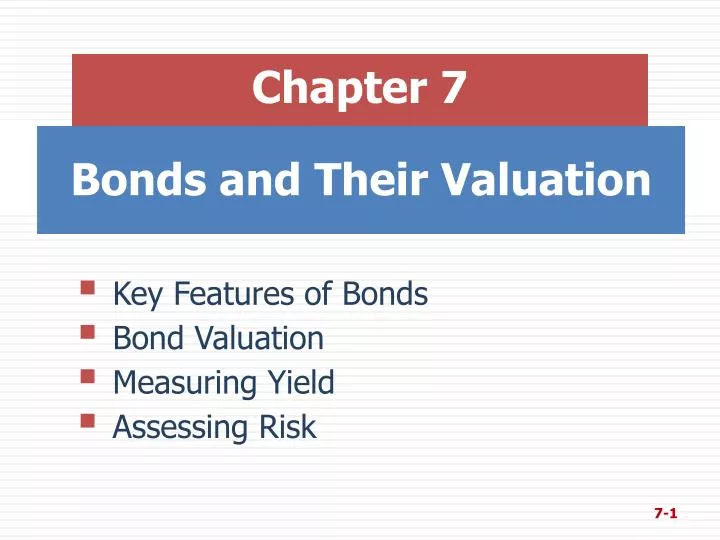 PPT - Bonds and Their Valuation PowerPoint Presentation, free download ...