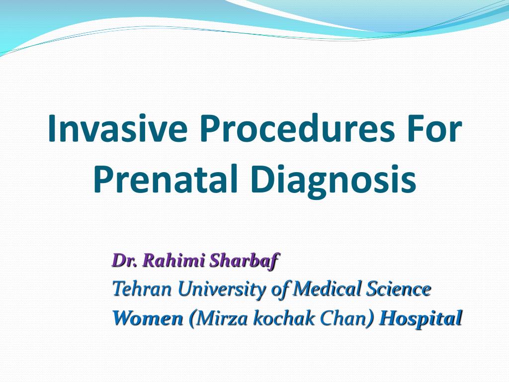 PPT - Invasive Procedures For Prenatal Diagnosis PowerPoint ...