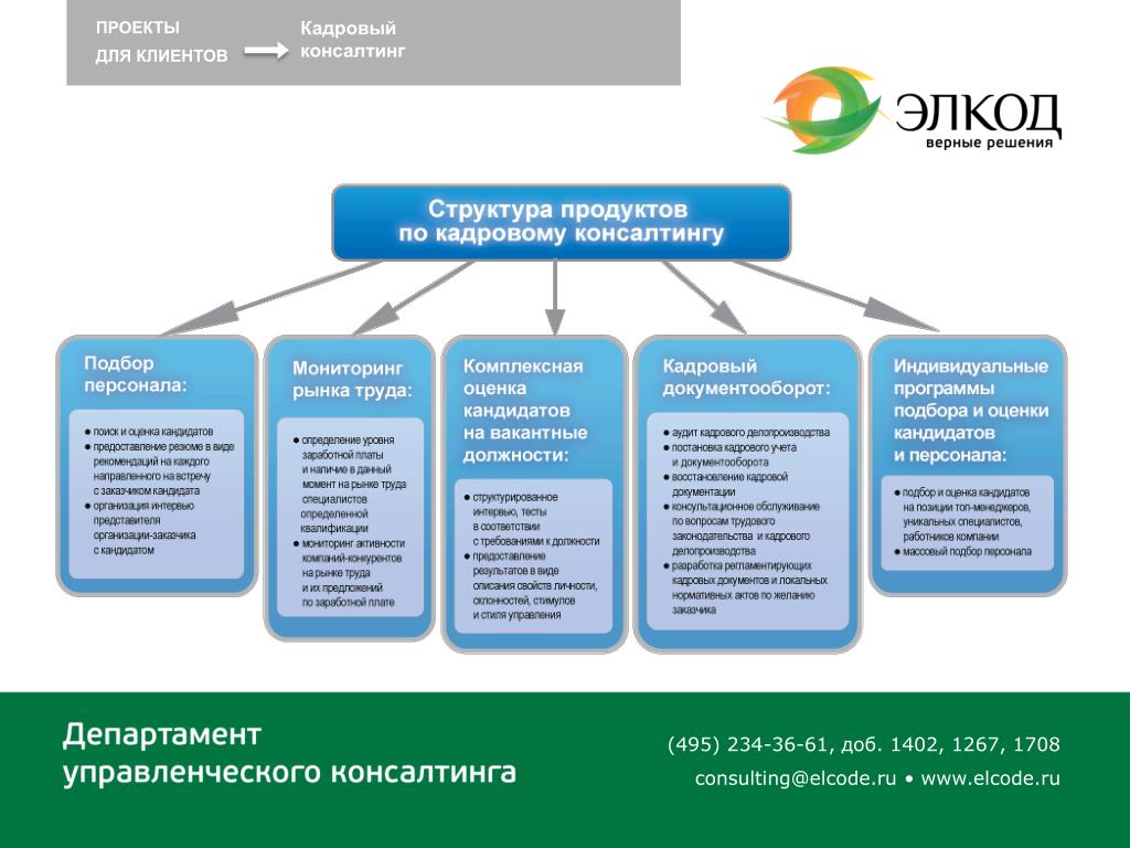 Пример консалтингового проекта