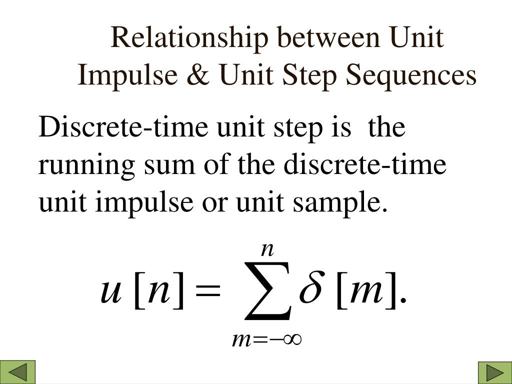 PPT - The Discrete-time Unit Impulse Sequence PowerPoint Presentation ...