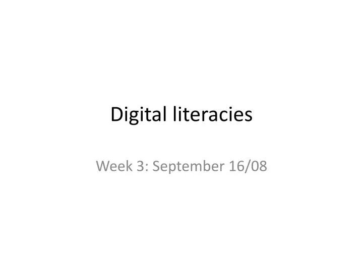 digital literacies n.