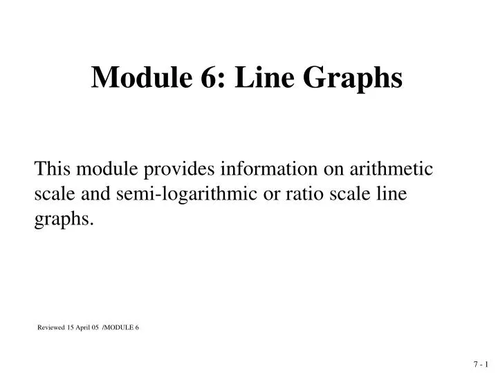 module 6 line graphs n.