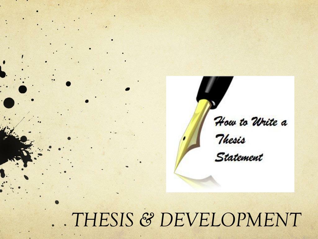 thesis on development
