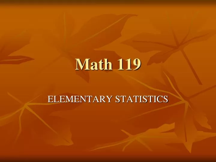 math 119 n.