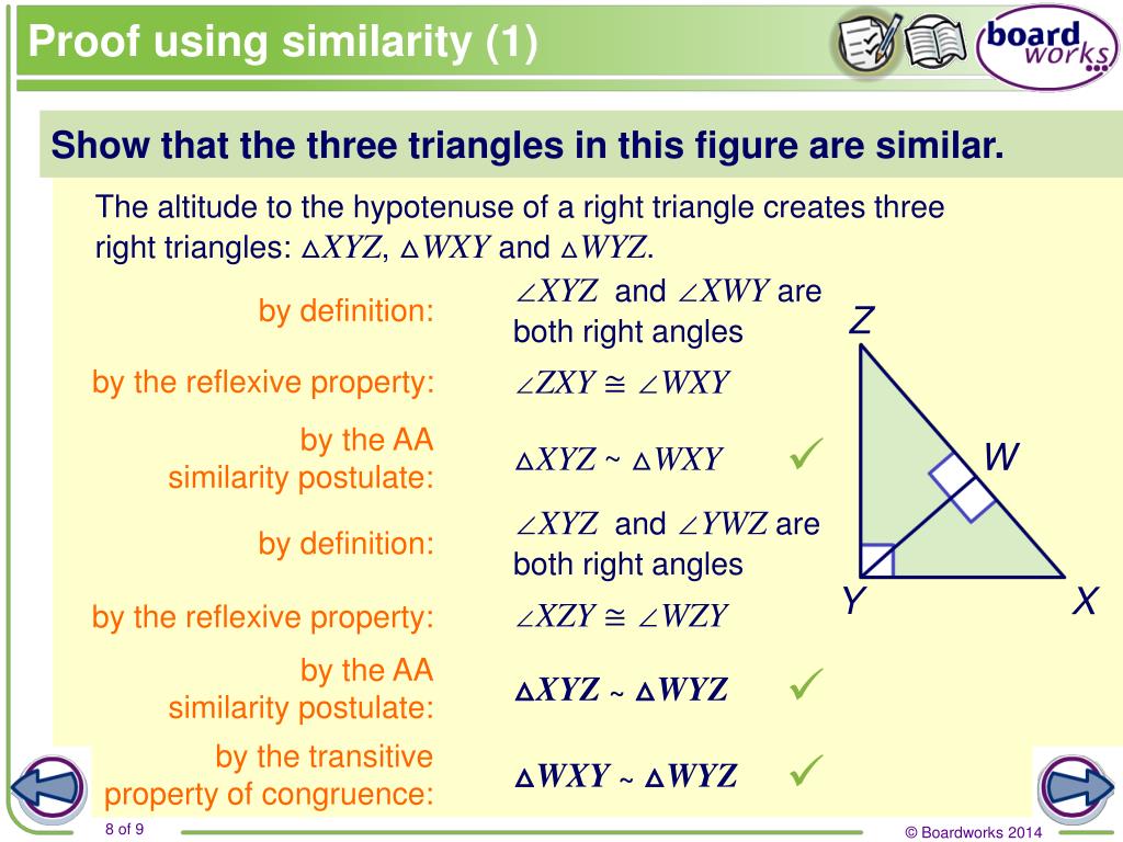 Ppt proving the pythagorean theorem powerpoint presentation free