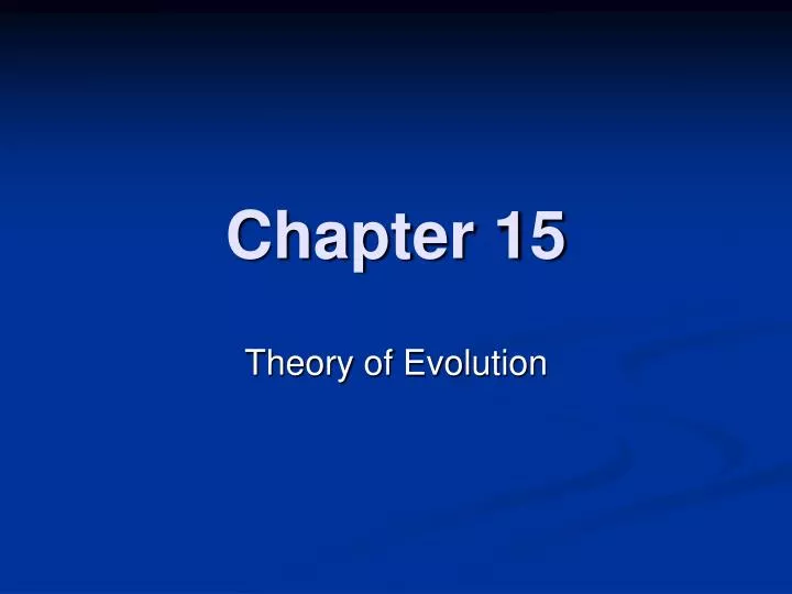 PPT - Chapter 15 PowerPoint Presentation, free download - ID:6560121