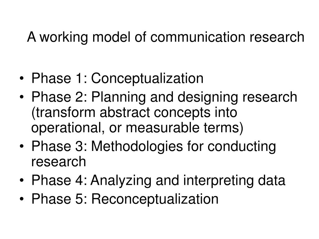 communication studies research method