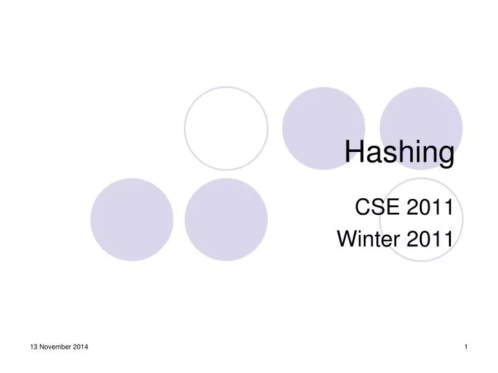 PPT - Hashing PowerPoint Presentation, free download - ID:6560894