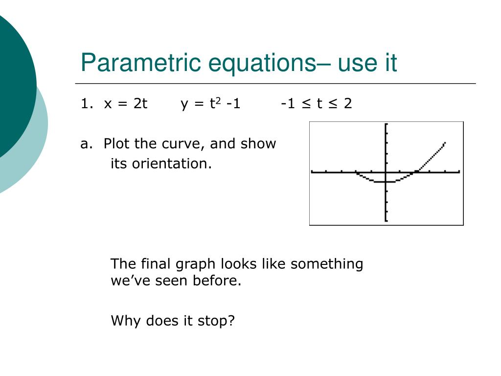 PPT - Plane Curves And Parametric Equations PowerPoint Presentation ...