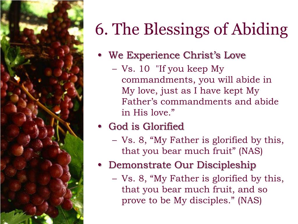 Ppt Power For Living Abiding In Christ Powerpoint Presentation Free