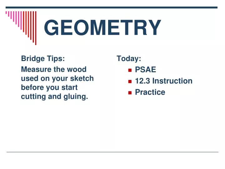 PPT - GEOMETRY PowerPoint Presentation, Free Download - ID:6564551