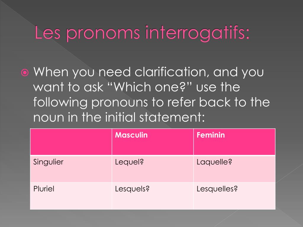 ppt-les-pronoms-interrogatifs-et-demonstratifs-powerpoint-presentation-id-6565537