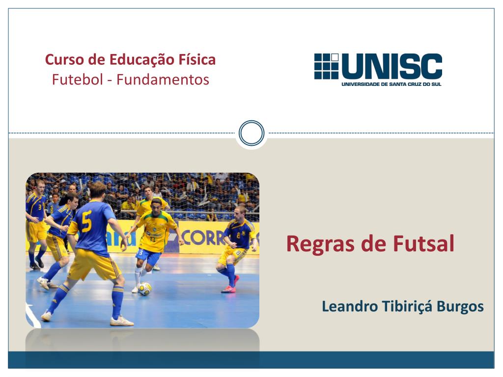 Regras Do Futsal, PDF, Futebol