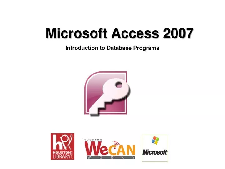 Ppt microsoft access 2007 powerpoint presentation free download id