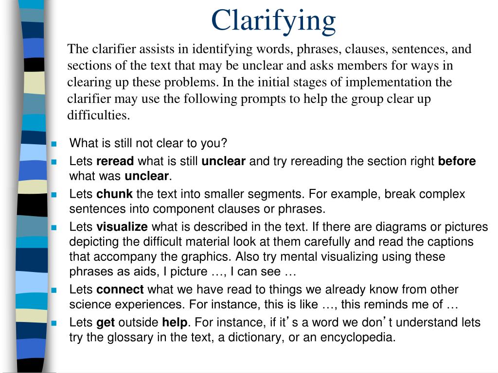 resolve vs clarify questions resolve vs clarify questions