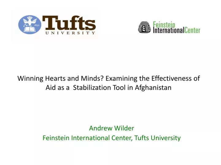 winning hearts and minds examining the effectiveness of aid as a stabilization tool in afghanistan n.